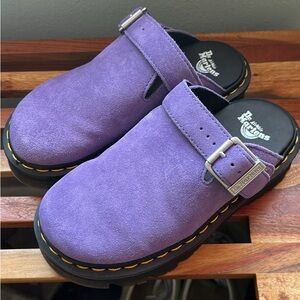 Dr. Martens Violet Suede Footwear